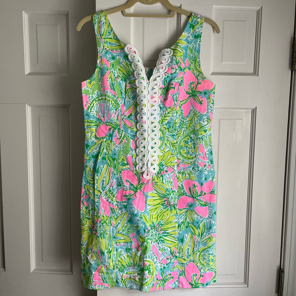 Lilly Pulitzer cathy shift dress coconut jungle